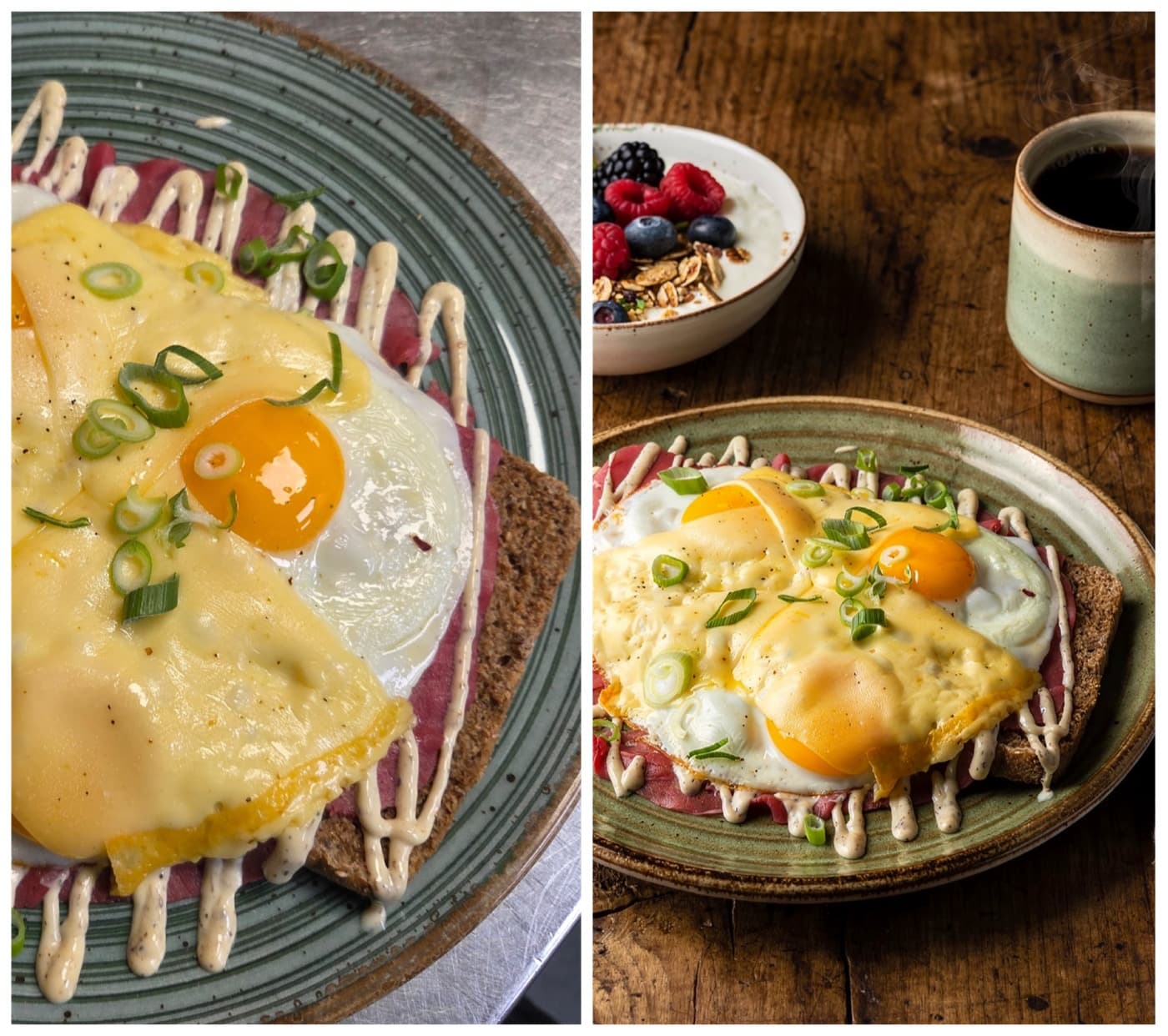 Uitsmijter — voor en na